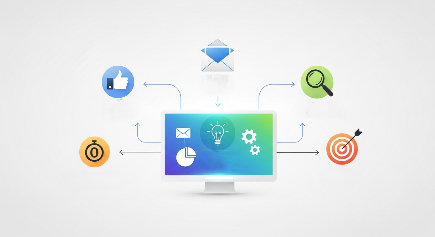 Combining traditional and digital marketing strategies for better results.