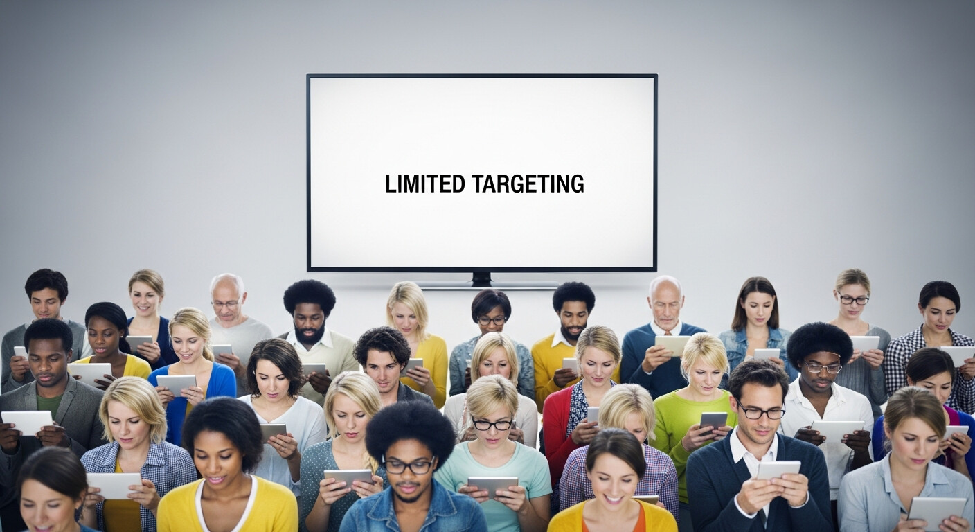 limited targeting and personalization in advertising