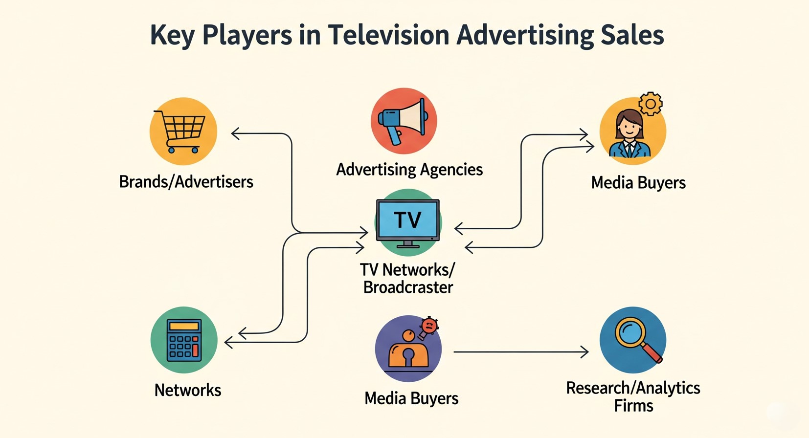 Key Players in Television Advertising Sales