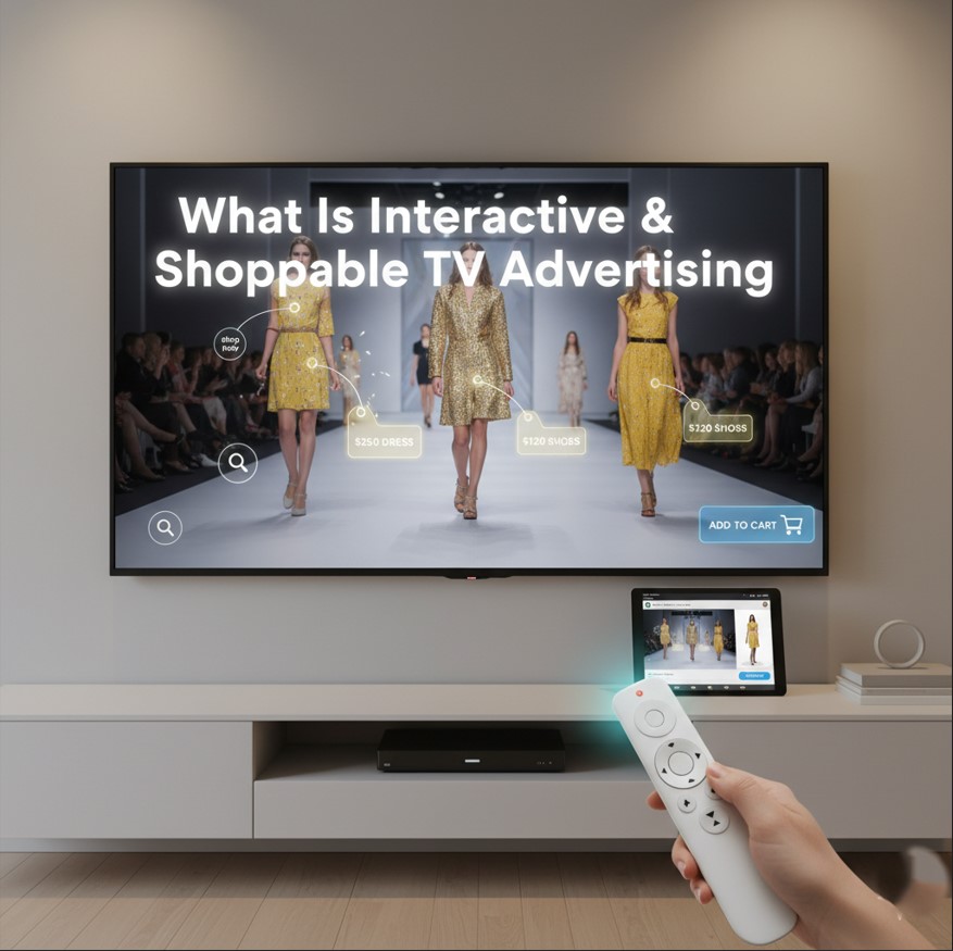 What Is Interactive & Shoppable TV Advertising?
