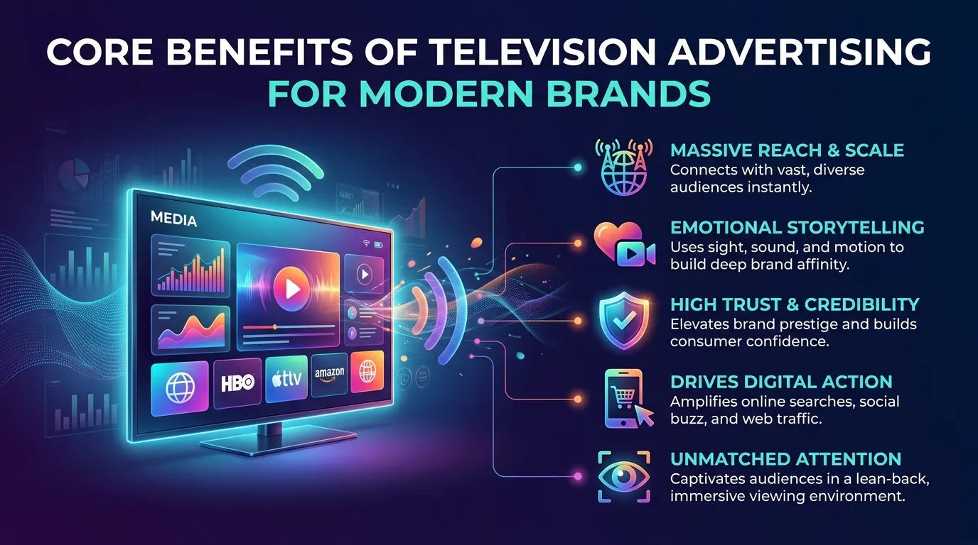 Core Benefits of Television Advertising for Modern Brands